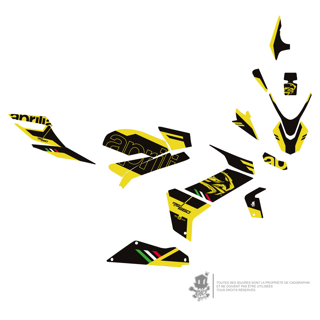 APRILIA GRAPHIC KIT - RS 660 SUDITA - ONLY 30