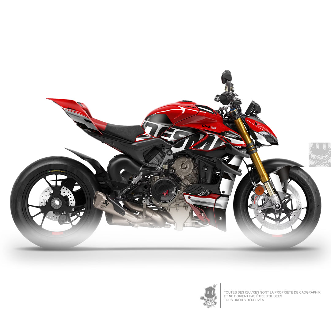 DUCATI GRAPHIC KIT - STREETFIGHTER V4 DESMO G - ONLY 30