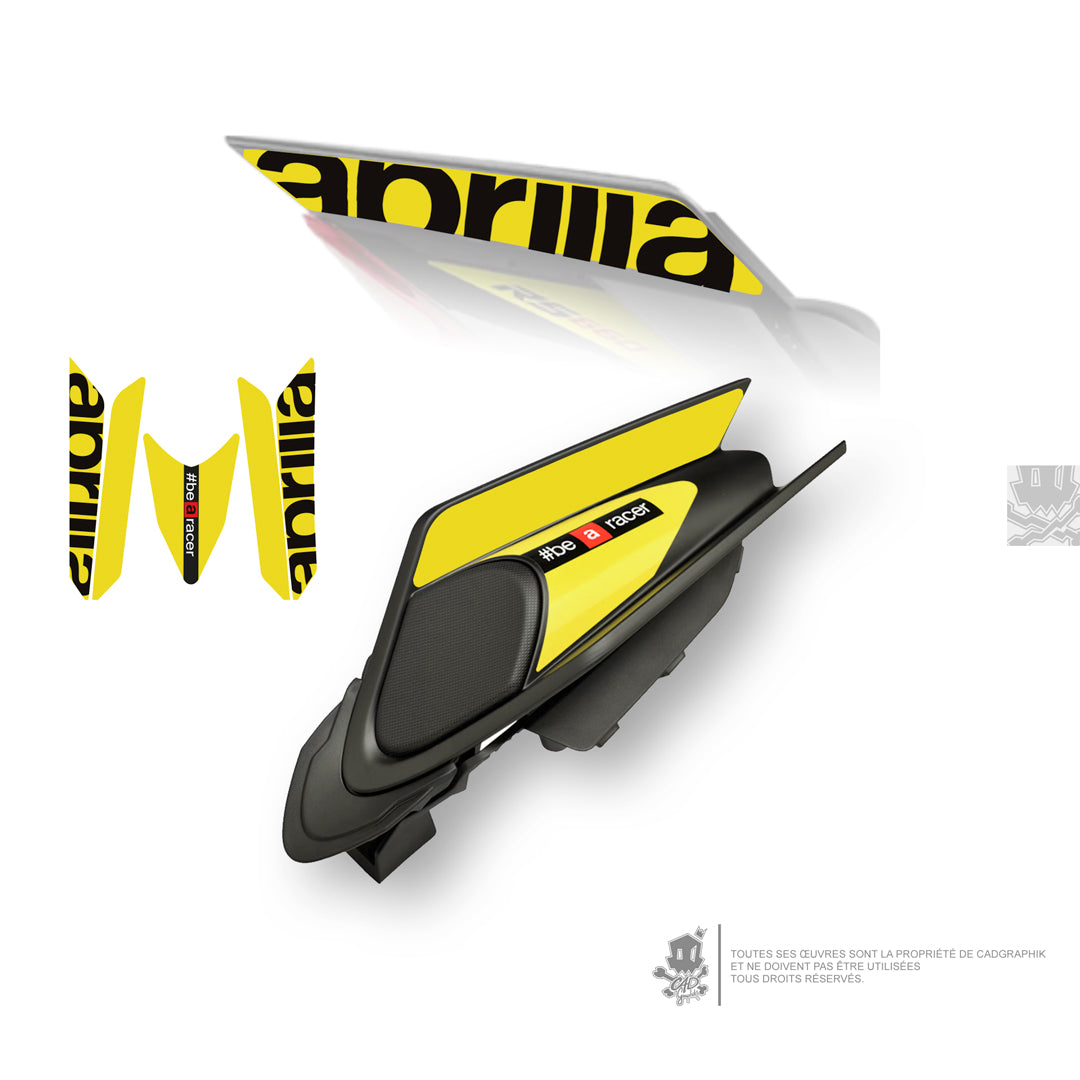 APRILIA - DÉCO CAPOT DE SELLE 2025 - ACIDE AP