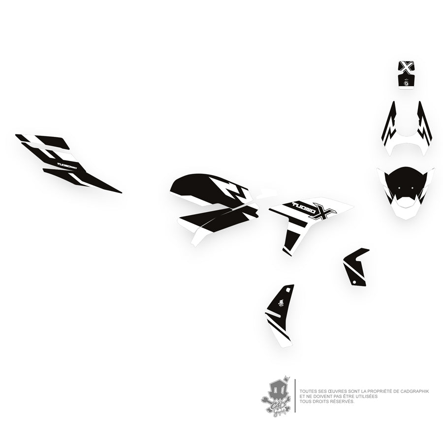 APRILIA DECO KIT - TUONO 660 WHITE X - ONLY 30