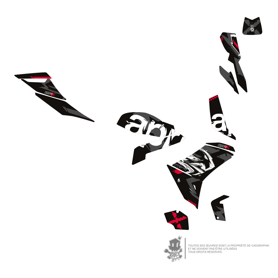 APRILIA GRAPHIC KIT - RSV4 1100 FACTORY - APR3 -ONLY 30