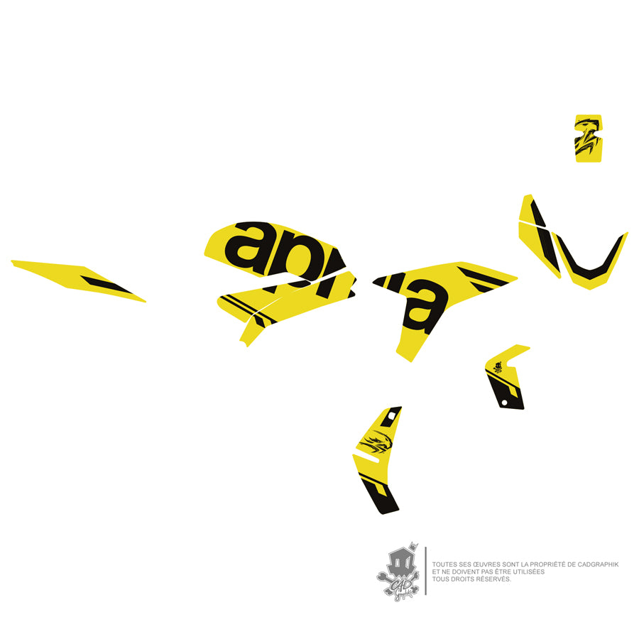 APRILIA DECO KIT - TUONO 660 DEMOITA ACID - ONLY 10