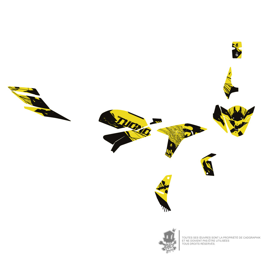 APRILIA DECO KIT - TUONO 660 X ACID LION 1 - ONLY 30
