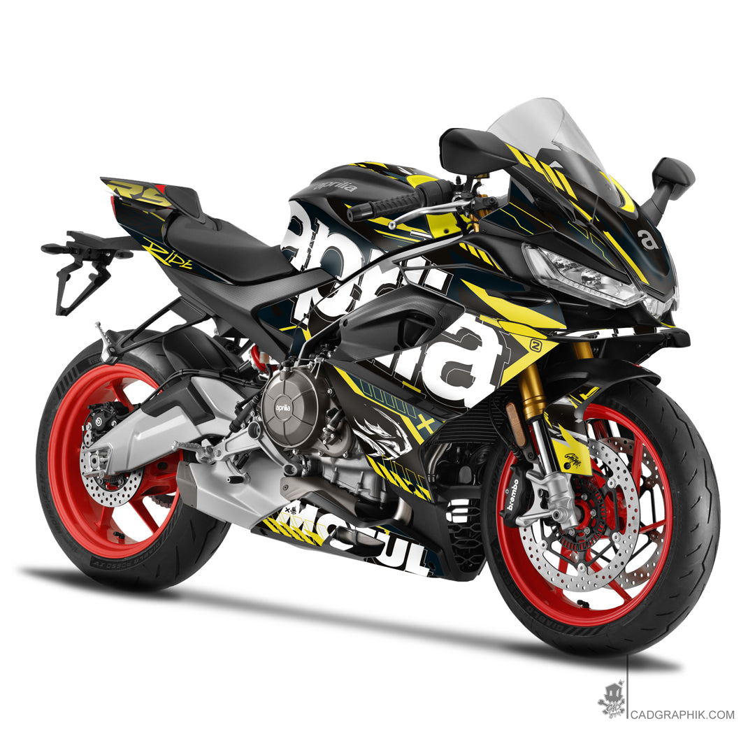 APRILIA KIT DÉCO - RS 660 - WIPEOUT 2  BLACK- ONLY 50