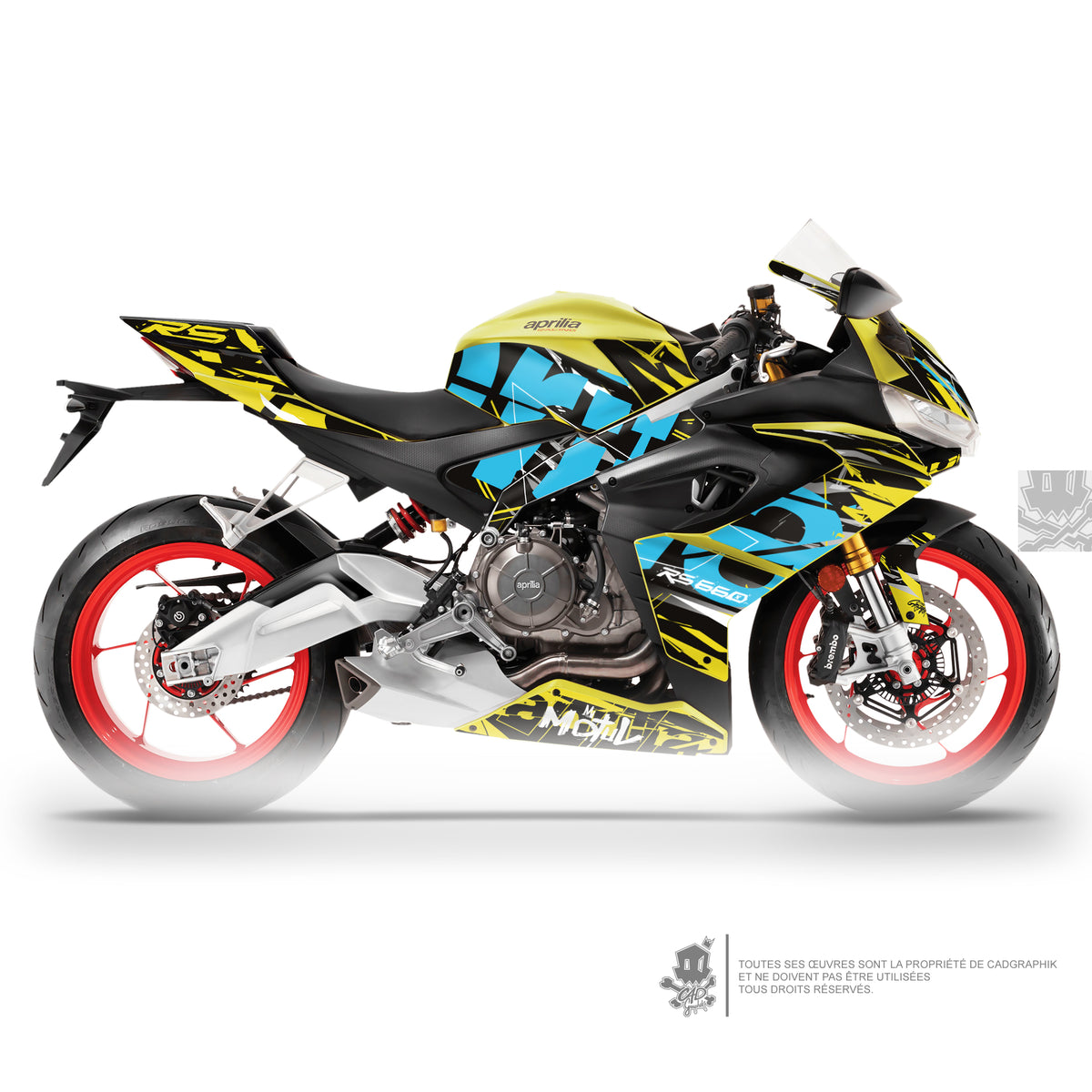 APRILIA KIT DÉCO - RS 660 - 101 C - ONLY 50
