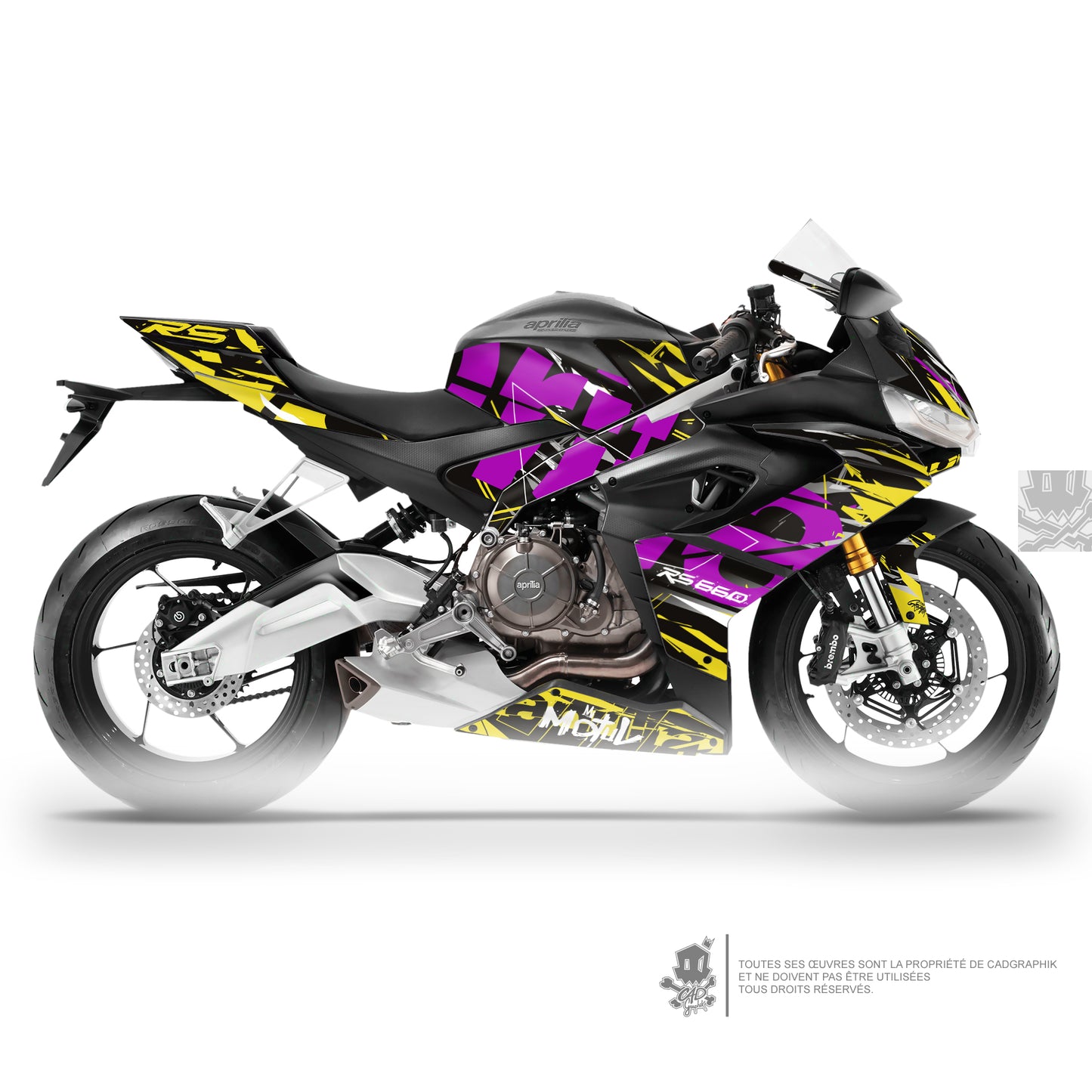 APRILIA KIT DÉCO - RS 660 - 101 PR - ONLY 50