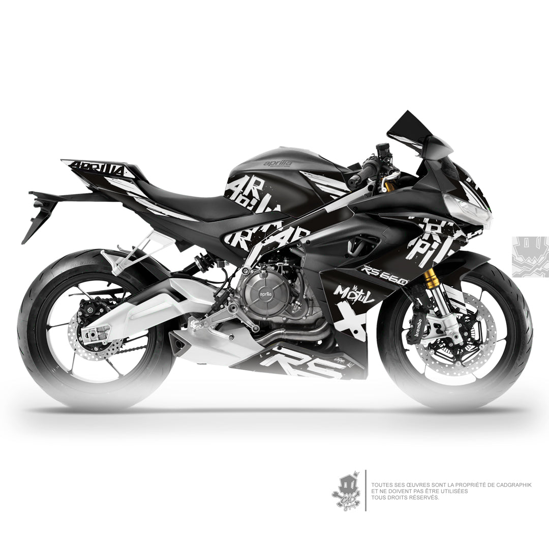APRILIA KIT DÉCO - RS 660 STREETGRAPH WH - ONLY 50