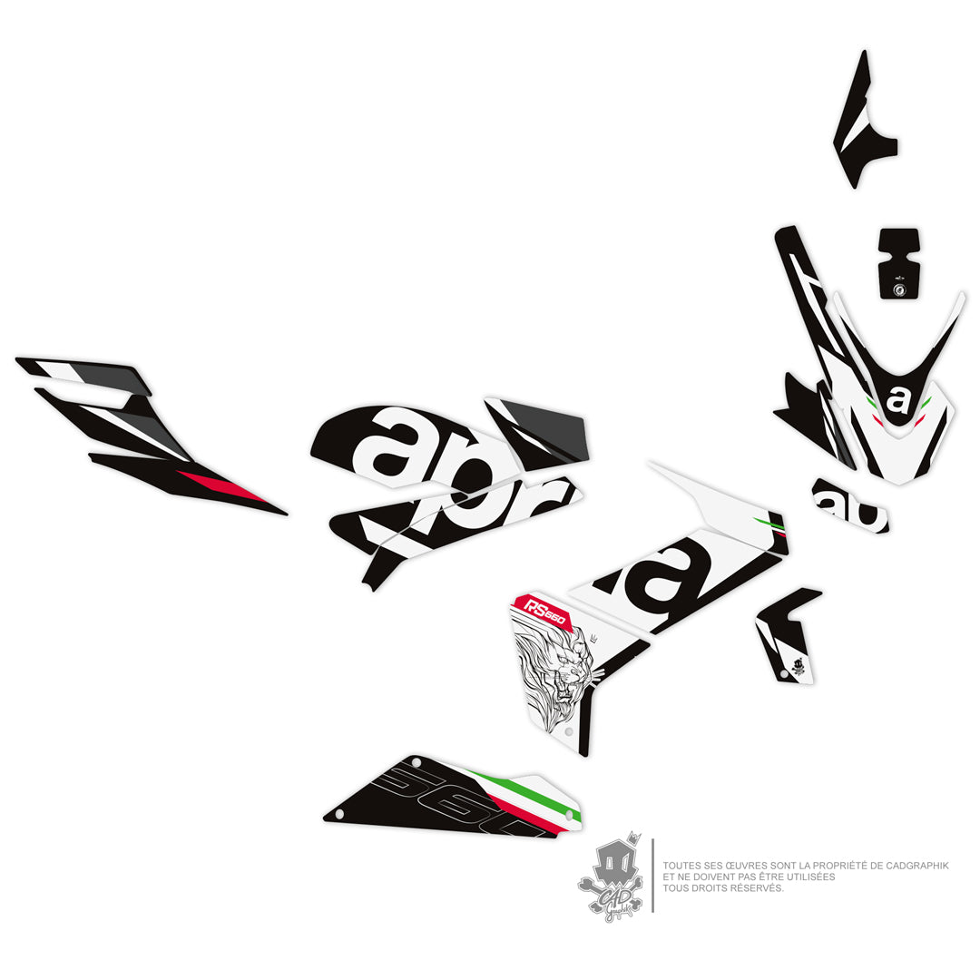 APRILIA DECO KIT - RS 660 ACID ANI- ONLY 30