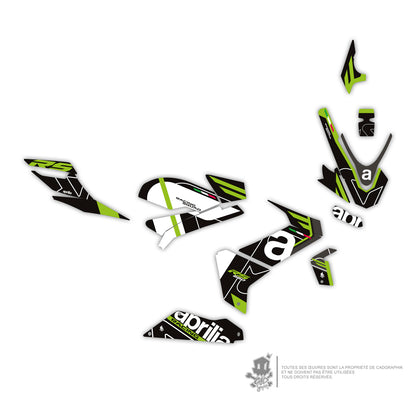 APRILIA KIT DÉCO - RS 660 RACING SQUAD-GREEN - ONLY 50