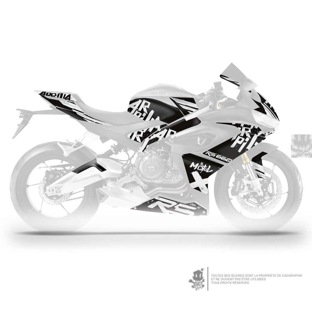 APRILIA KIT DÉCO - RS 660 STREETGRAPH WH - ONLY 50