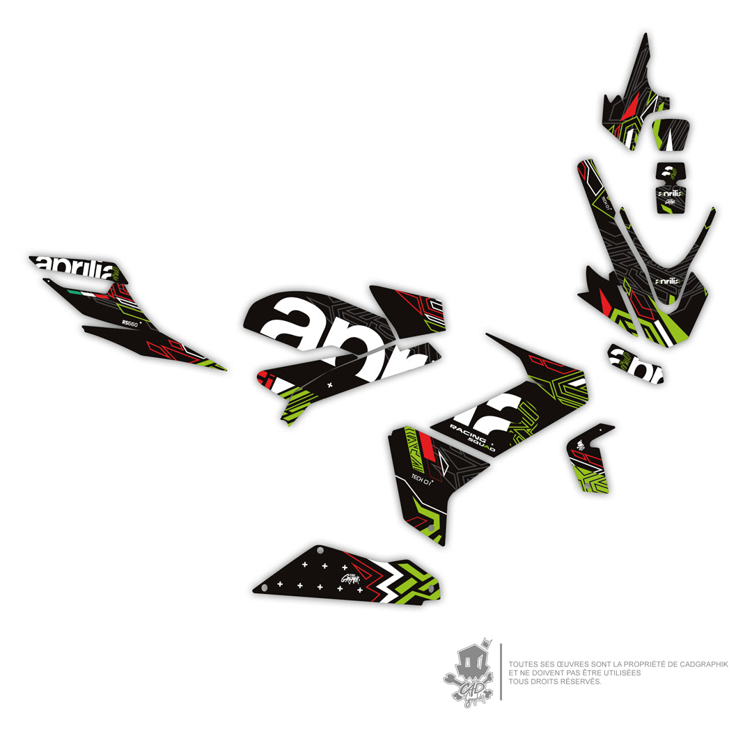 APRILIA DECO KIT - RS 660 ACID ANI- ONLY 30