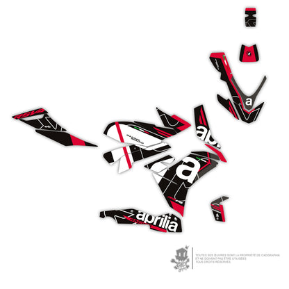 APRILIA KIT DÉCO - RSV4 1100 - RACING SQUAD-RED - ONLY 50