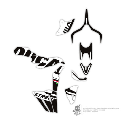 DUCATI GRAPHIC KIT – STREETFIGHTER V2 BLACK ITALIA – ONLY 30