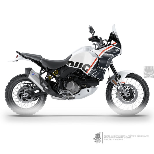 DUCATI KIT DÉCO - DESERT X - LIEGER BLACK - ONLY 50