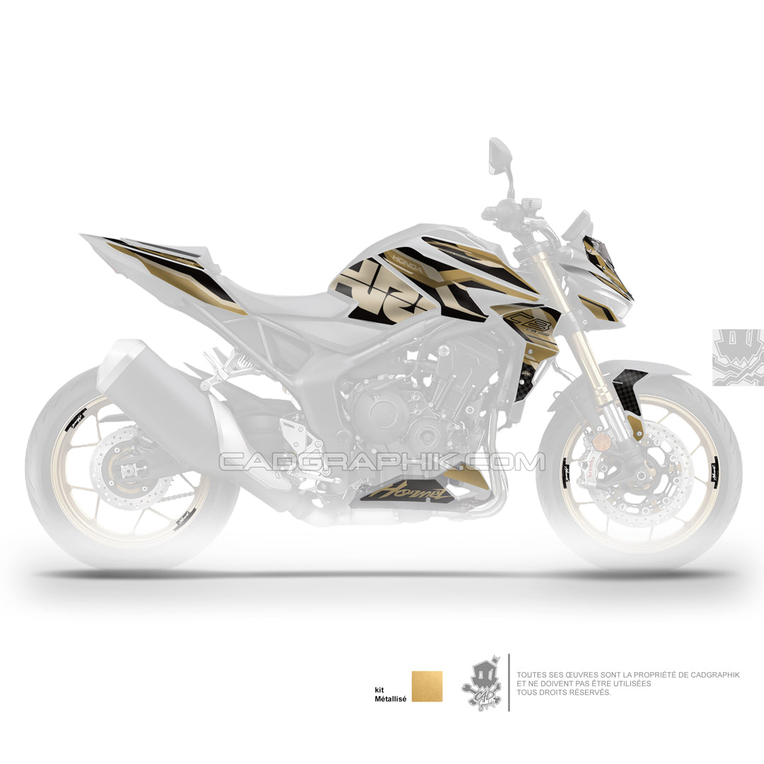 KIT DÉCO HONDA CB1000 HORNET - HR - RACE - GOLD