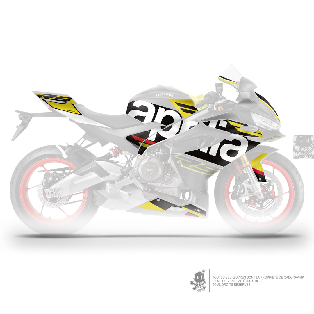APRILIA KIT DÉCO - RS 660 - 018 - STRICKER - ONLY 50