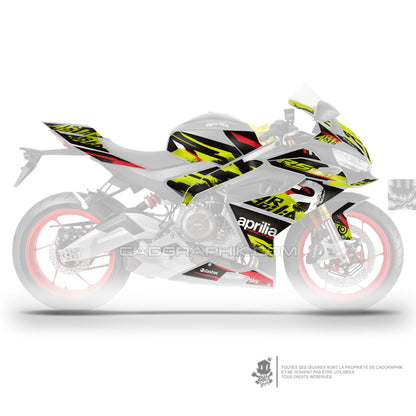 APRILIA KIT DÉCO - RS 660 - BACKGROUND ACIDE - ONLY 50