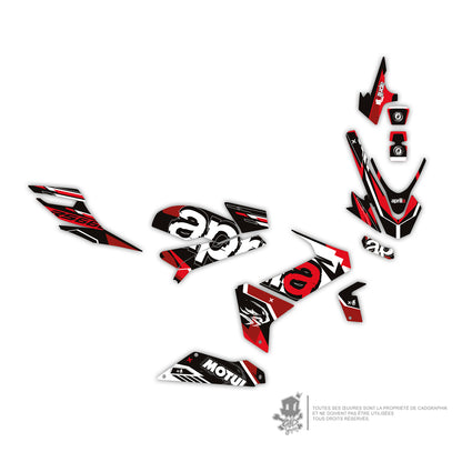 APRILIA KIT DÉCO - RS 660 WIPEOUT -RED - ONLY 50