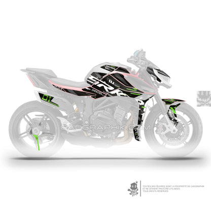 QJMOTOR KIT DÉCO - SRK 921 - DOWN GREEN