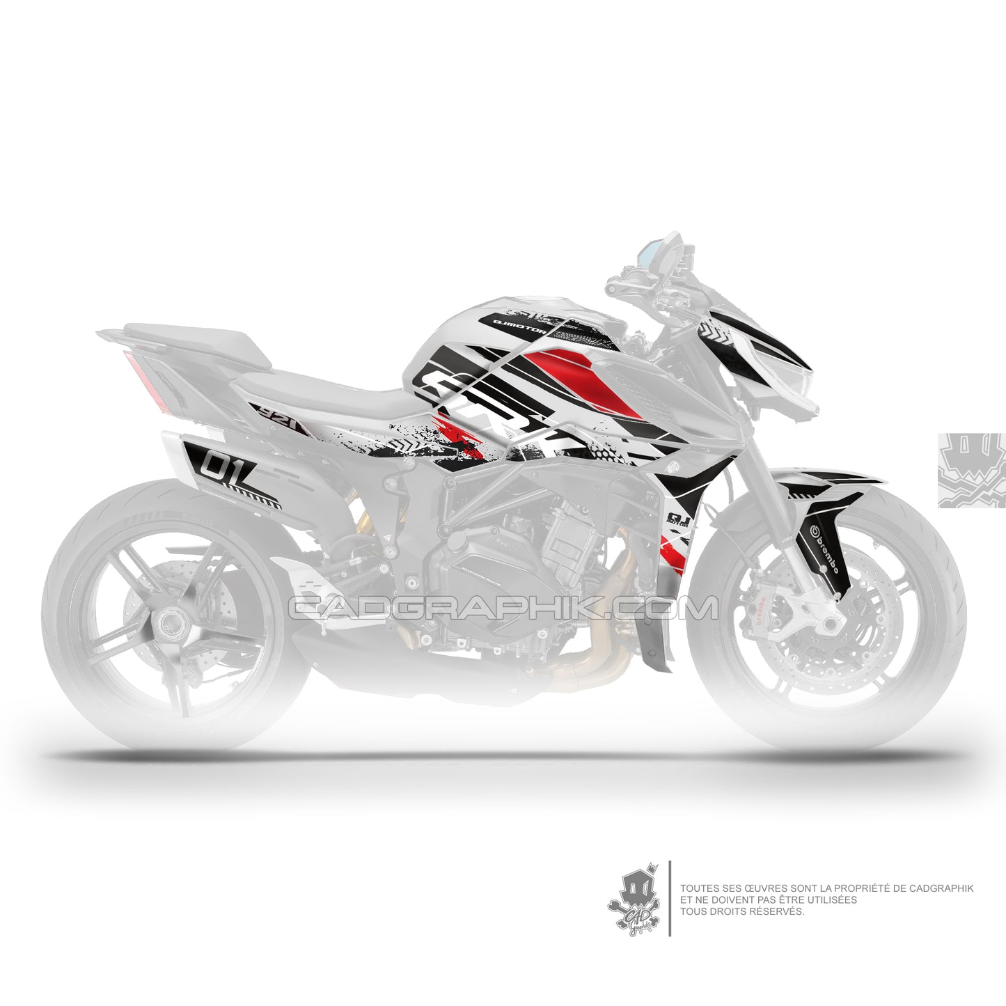 QJMOTOR KIT DÉCO - SRK 921  -  ASTRO R