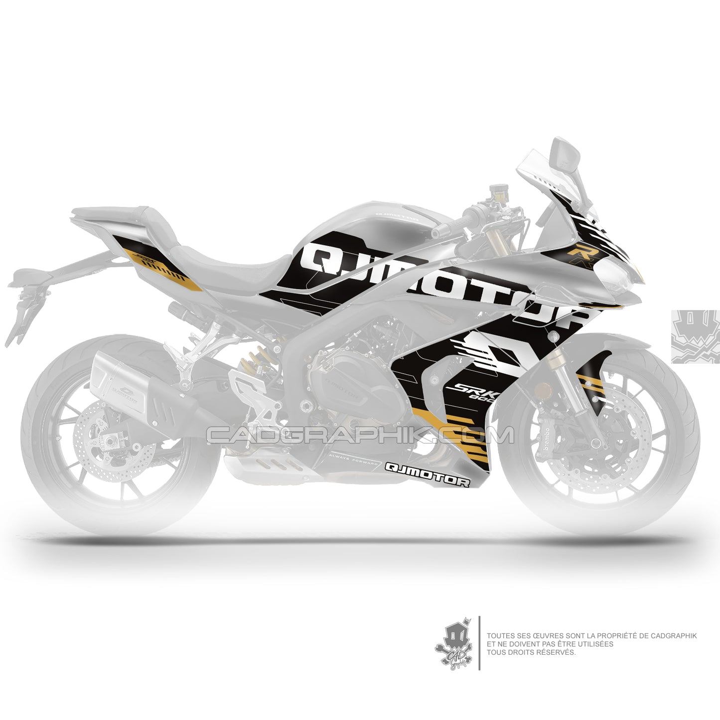 QJMOTOR KIT DÉCO - SRK 800 RR  - RACE ONE G
