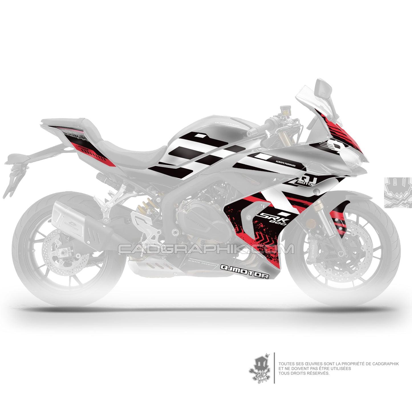QJMOTOR KIT DÉCO - SRK 800 RR  - ASTRO RACE R
