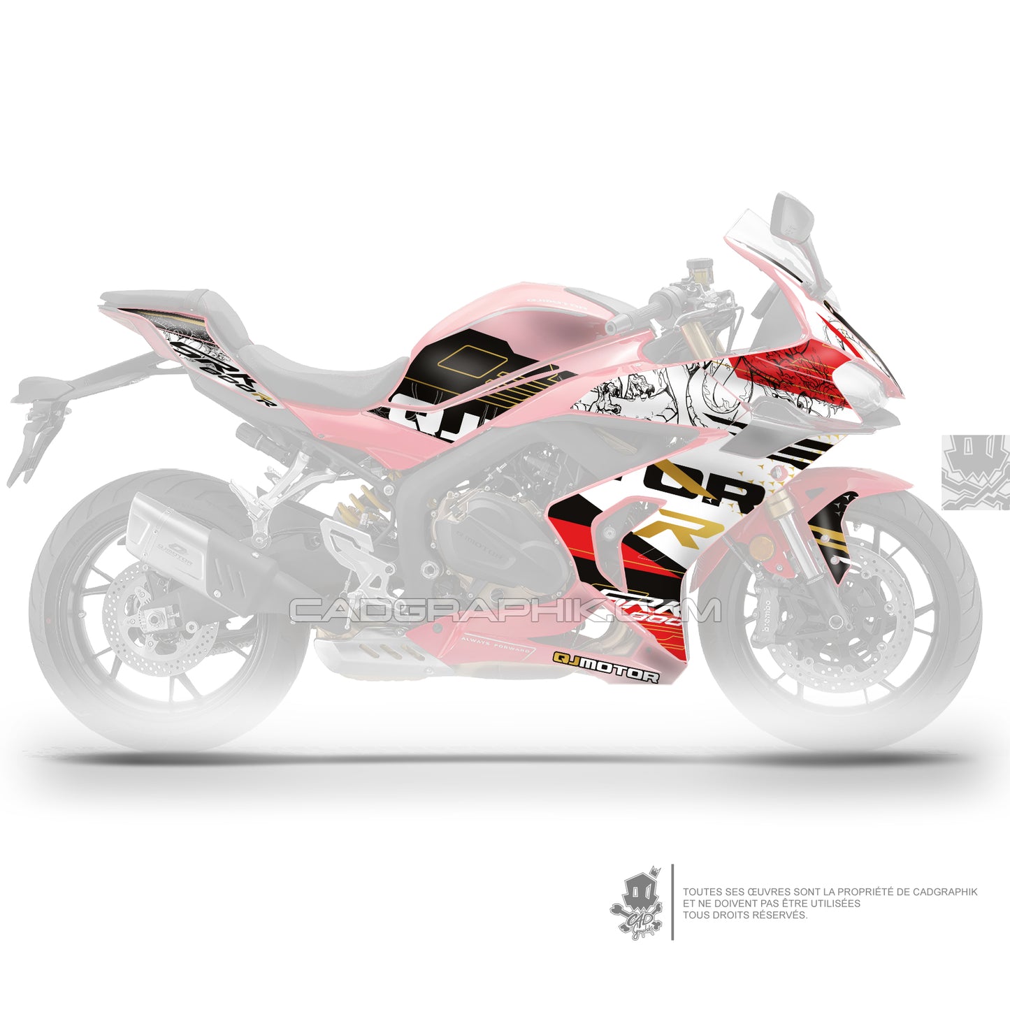 QJMOTOR KIT DÉCO - SRK 800 RR  -  QILIN W