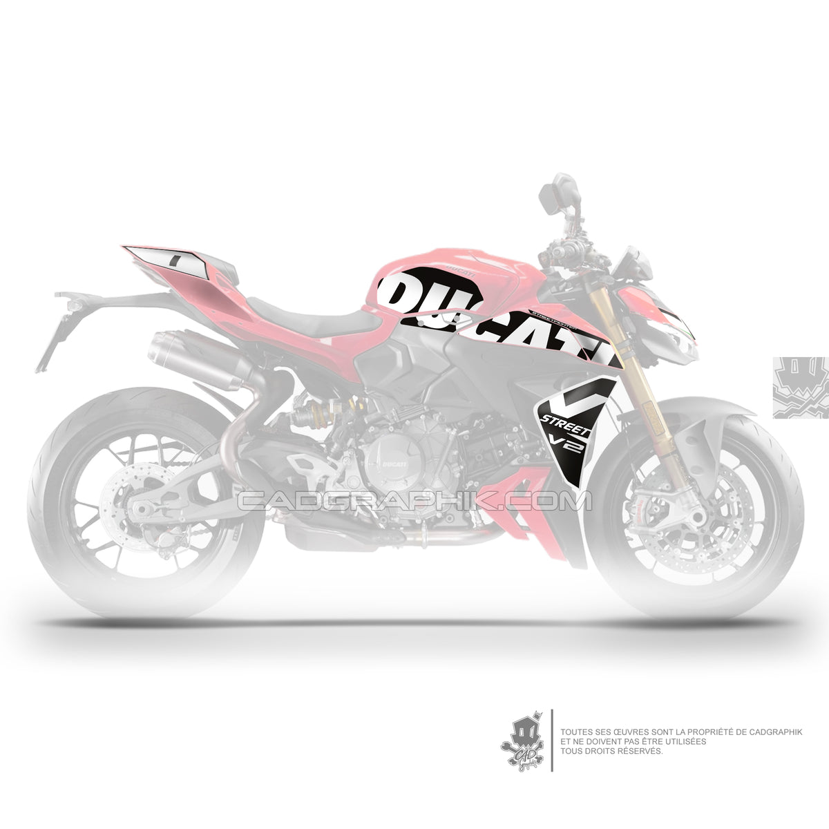 DUCATI KIT DÉCO – STREETFIGHTER V2 CLASSIX