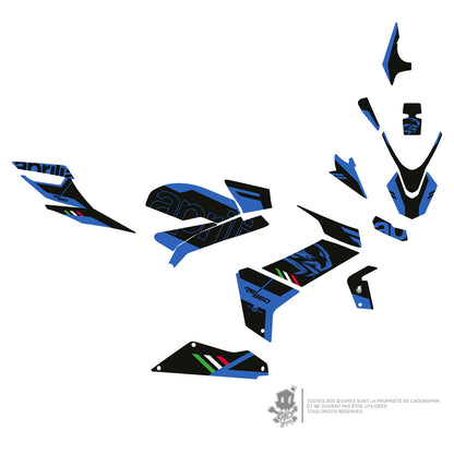APRILIA GRAPHIC KIT - RS 660 SUDITA-CYAN- ONLY 30
