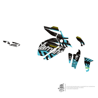 YAMAHA KIT DÉCO - MT09 V3 TECK STORM - ONLY 30
