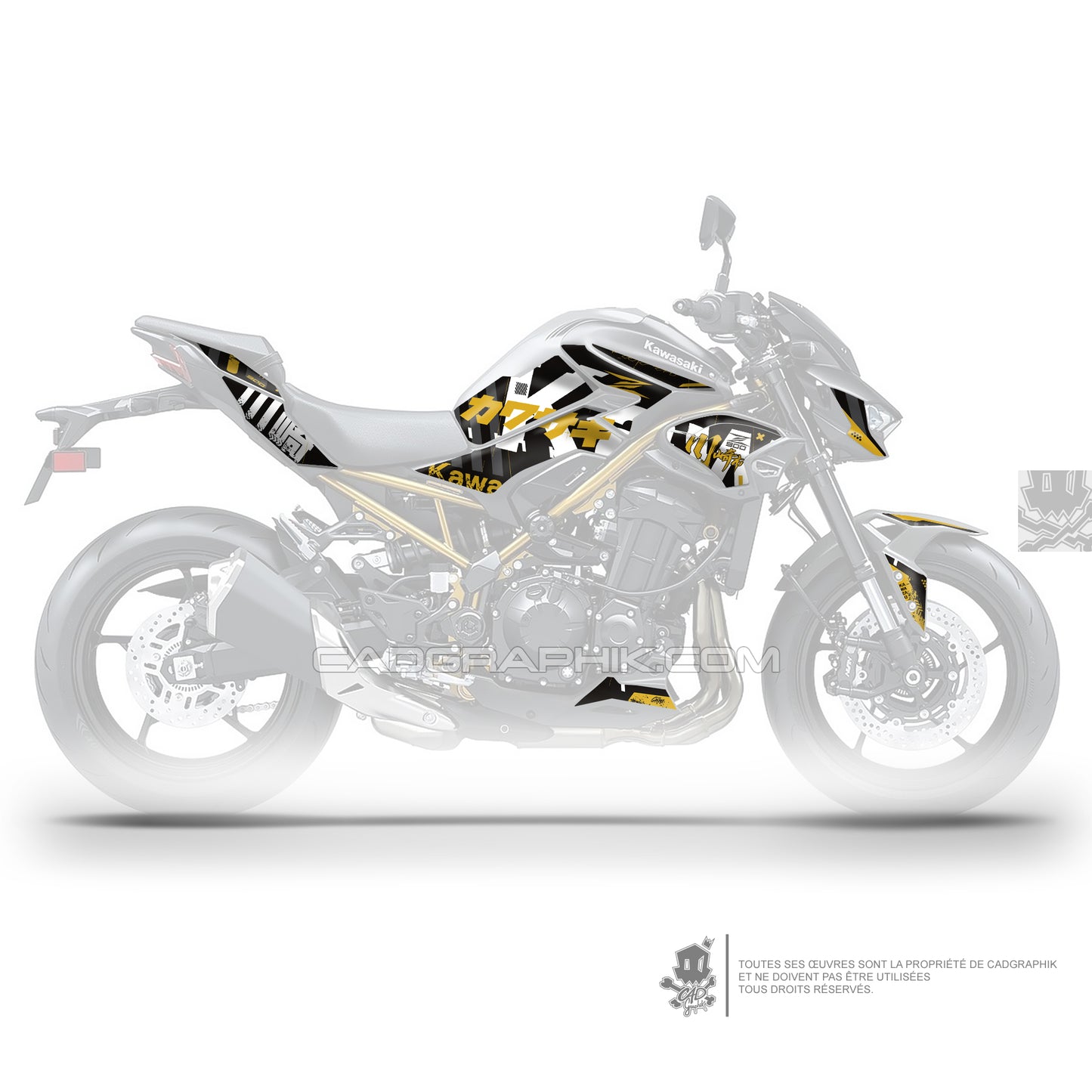 KIT DÉCO KAWASAKI Z900 AÏKO - O