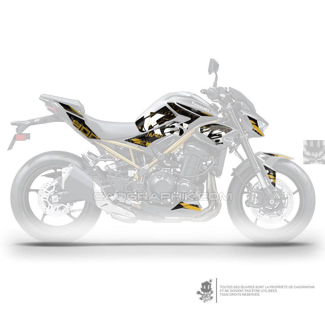 KIT DÉCO KAWASAKI Z900 GRUNGE - O