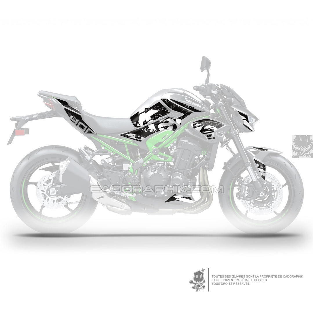 KIT DÉCO KAWASAKI Z900 GRUNGE - WI