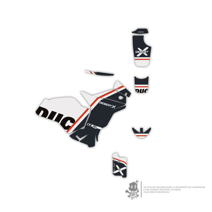 DUCATI KIT DÉCO - DESERT X - LIEGER BLACK - ONLY 50