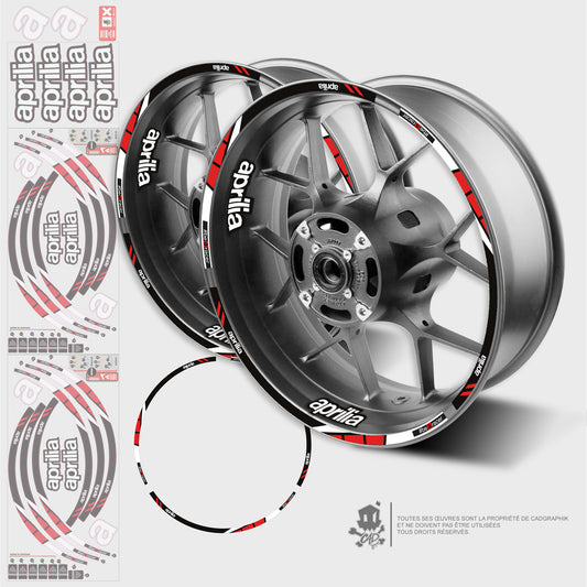 APRILIA GRAPHIC KIT WHEELS - RS 660 - ACID