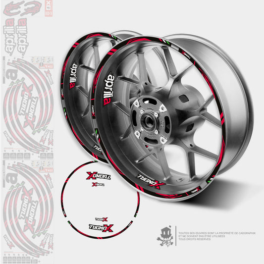 APRILIA GRAPHIC KIT WHEELS - TUONO 660 - ALL