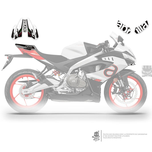 APRILIA - RS 457 WHITE PACK LOGO