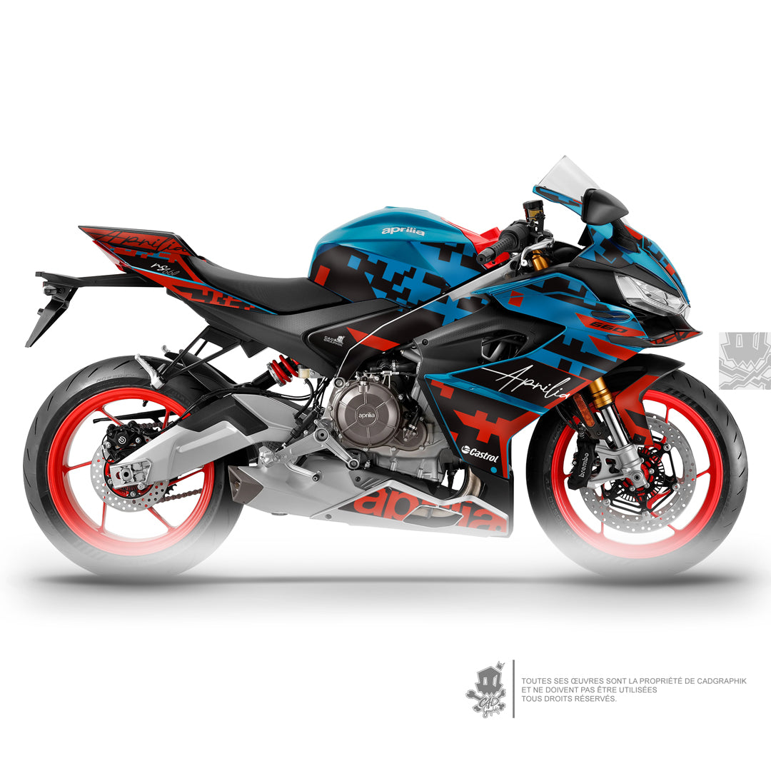 APRILIA KIT DÉCO - RS 660 - PIX -MARLIN RED- ONLY 50