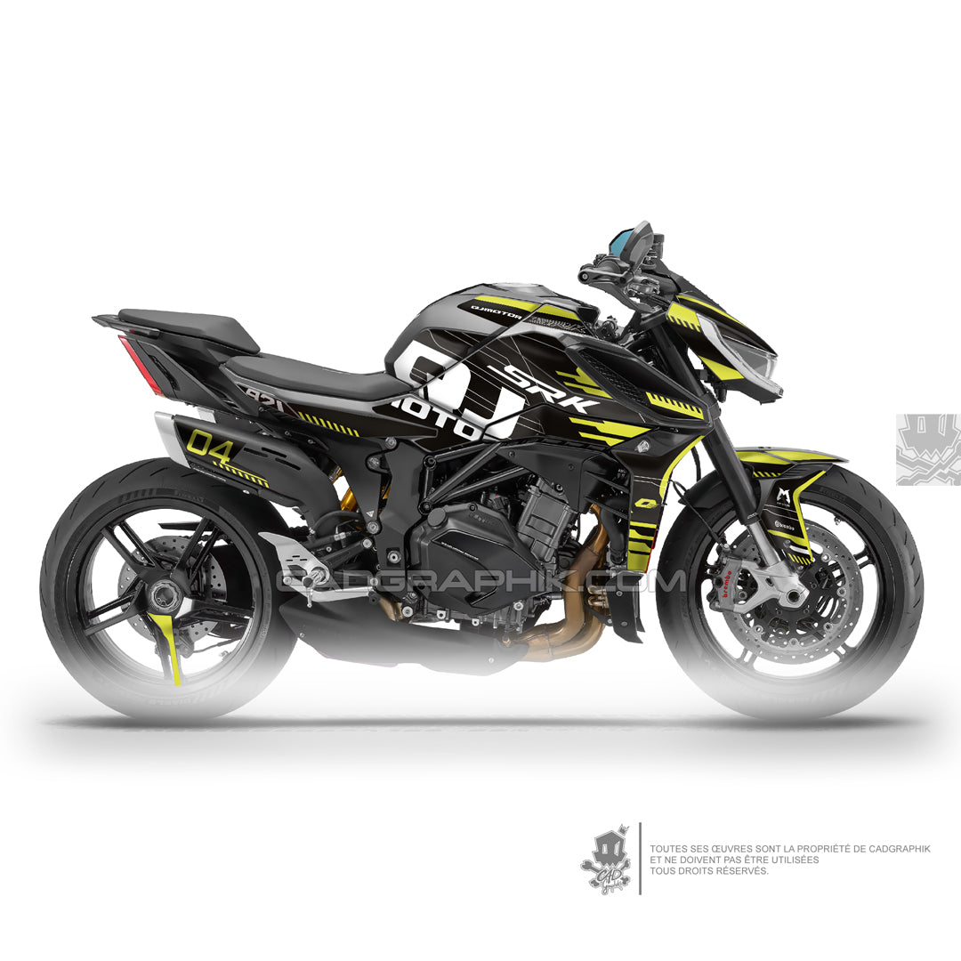 QJMOTOR KIT DÉCO - SRK 921  - RACE ACIDE