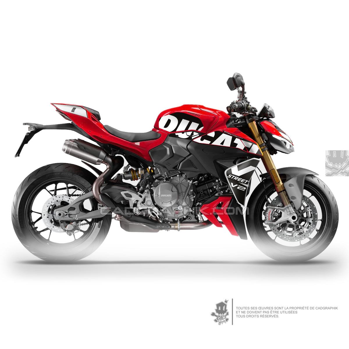 DUCATI KIT DÉCO – STREETFIGHTER V2 CLASSIX