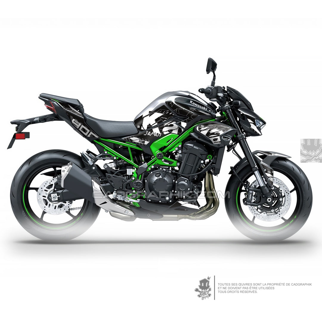 KIT DÉCO KAWASAKI Z900 GRUNGE - WI