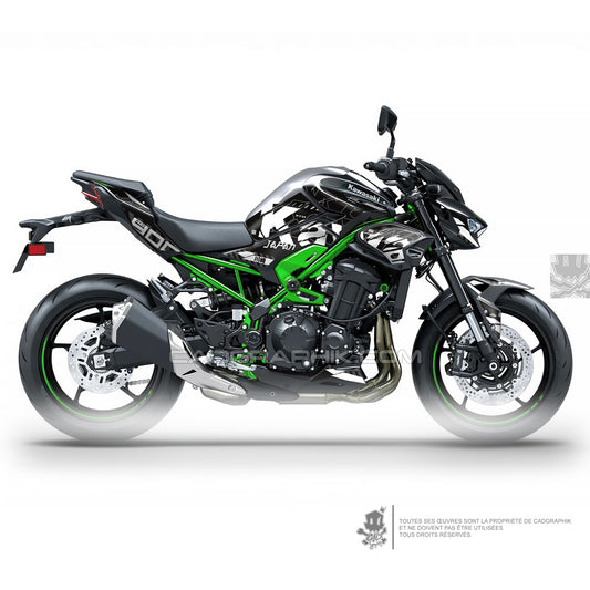 KIT DÉCO KAWASAKI Z900 GRUNGE - WI