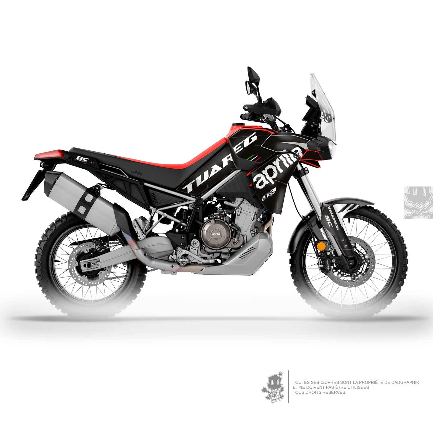 APRILIA KIT DÉCO -  TUAREG 660 RAID - ONLY 50