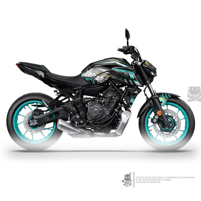 YAMAHA KIT DÉCO - MT07 V3 TECK STORM - ONLY 30