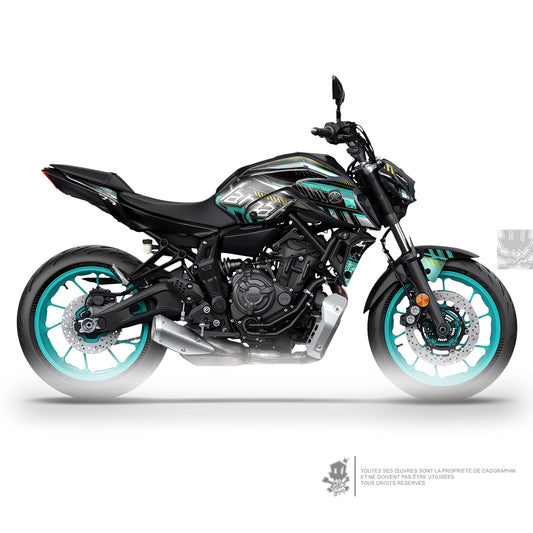YAMAHA KIT DÉCO - MT07 V3 TECK STORM - ONLY 30