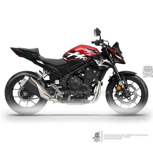 KIT DÉCO HONDA CB500 HORNET SCRIPT - WHITE