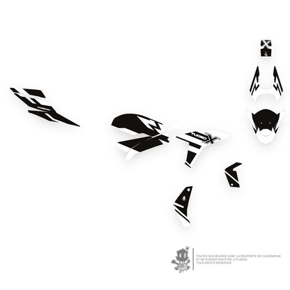 APRILIA DECO KIT - TUONO 660 WHITE X - ONLY 30