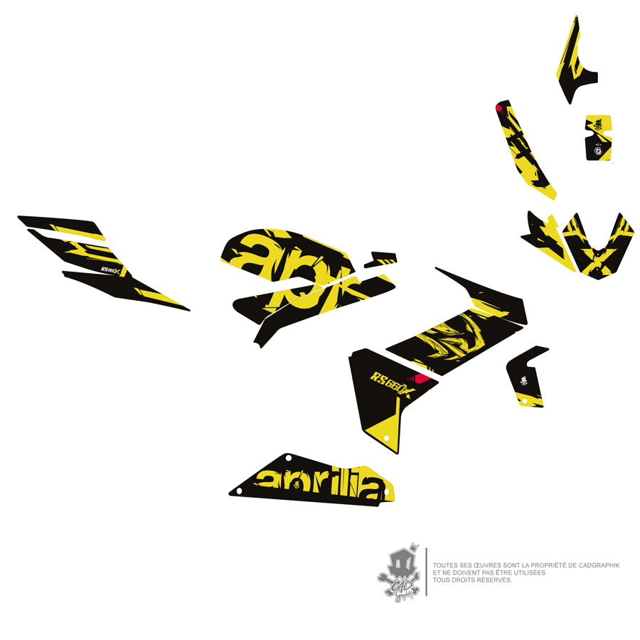 APRILIA DECO KIT - RS 660 X ACID APR3 - ONLY 30