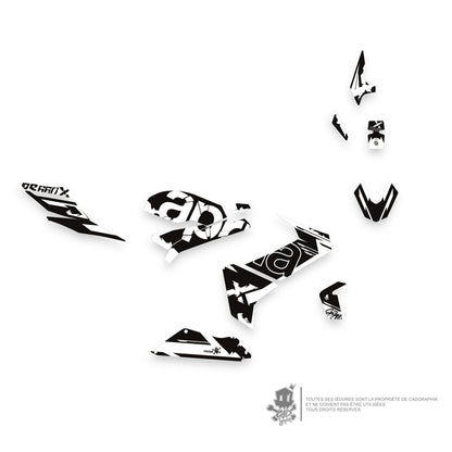 APRILIA GRAPHIC KIT - RS 660 X- WHITE GRUNGE-ONLY 30