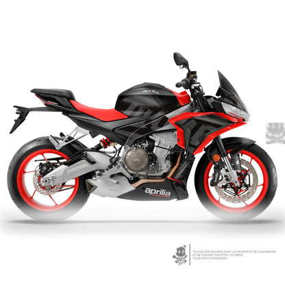 APRILIA GRAPHIC KIT -TUONO 660 BLACK RAGE - ONLY 10